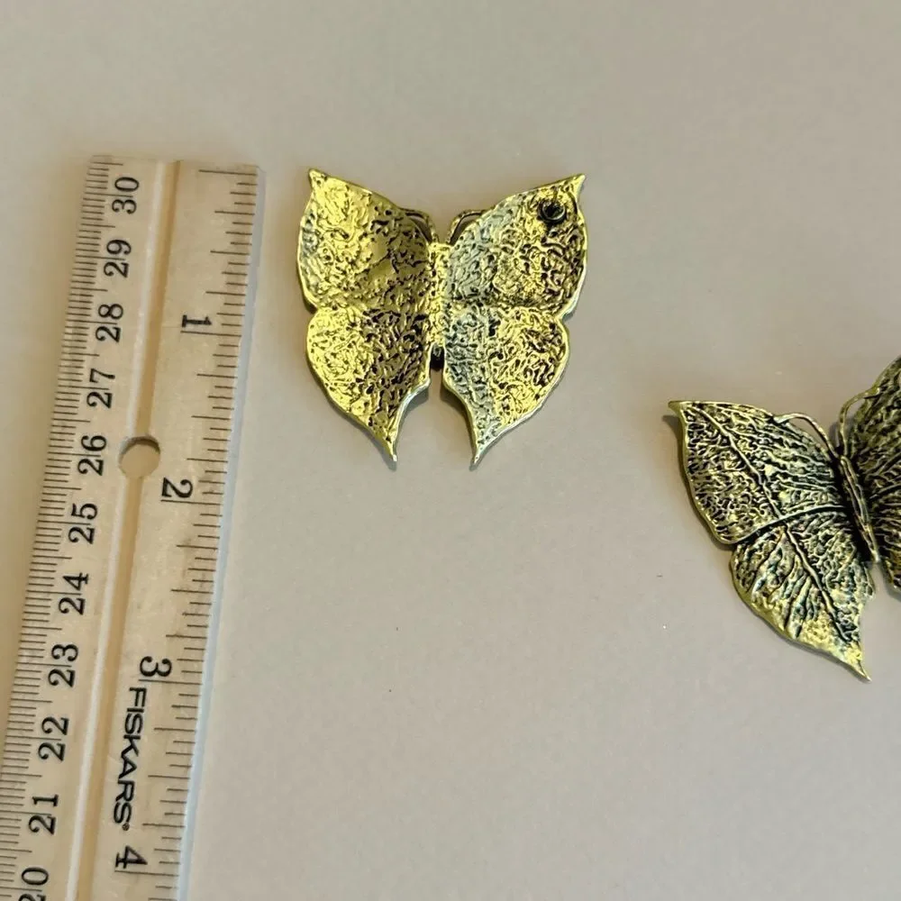 Butterfly earrings M910 - Picture 3 of 3